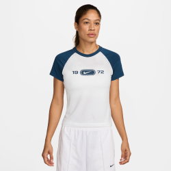NIKE Sportswear Chill Knit T-Shirt Damen 100 - white/blue...