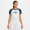 NIKE Sportswear Chill Knit T-Shirt Damen 100 - white/blue force XXL