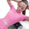 NIKE Pro Dri-FIT kurzarm Trainingsshirt Damen 675 - playful pink/pink foam/white M