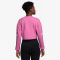 NIKE Pro Dri-FIT French Terry Sweatshirt Damen 675 - playful pink/pink foam/white M