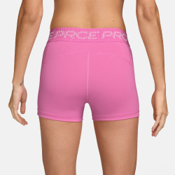 NIKE Pro 365 Mid-Waist 3" kurze Leggings Damen 675 - playful pink/pink foam/white L
