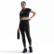 NIKE Pro Sculpt High-Waist 7/8-Leggings Damen 010 - black/anthracite/white L