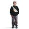 NIKE Sportswear Tech Fleece Oversize Crew Neck Sweatshirt Jungen 010 - black/black XS (122-128 cm)