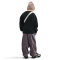 NIKE Sportswear Tech Fleece Oversize Crew Neck Sweatshirt Jungen 010 - black/black XS (122-128 cm)
