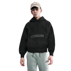NIKE Sportswear Tech Fleece Oversize Hoodie Jungen 010 - black/black M (137-147 cm)