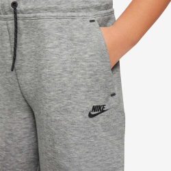 NIKE Sportswear Tech Fleece Shorts Jungen 063 - dk grey heather/black S (128-137 cm)