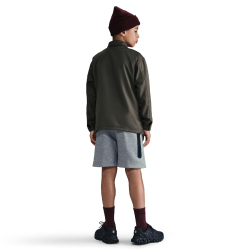 NIKE Sportswear Tech Fleece Shorts Jungen 063 - dk grey heather/black S (128-137 cm)