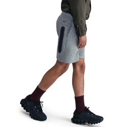 NIKE Sportswear Tech Fleece Shorts Jungen 063 - dk grey heather/black S (128-137 cm)