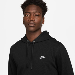 NIKE Club Knit Hoodie Herren 010 - black/black/white L