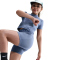 NIKE Pro Dri-FIT Shorts Mädchen 499 - world indigo/midnight navy/white L (146-156 cm)