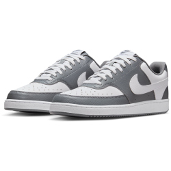 NIKE Court Vision Low Sneaker Herren 003 - cool grey/white-white 43