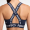 NIKE Pro Light-Support Sport-BH Damen 410 - midnight navy/midnight navy/white S