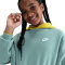 NIKE Sportswear Club Fleece Boxy Crewneck Sweatshirt Mädchen 017 - cannon/cannon/white S (128-137 cm)
