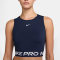 NIKE Pro 365 Dri-FIT Cropped Tanktop Damen 410 - midnight navy/white M