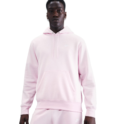 NIKE Club Fleece-Hoodie Herren 663 - pink foam/pink foam/white S