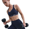 NIKE Indy High Support Padded Adjustable Sport-BH Damen 410 - midnight navy S