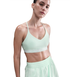 NIKE Indy Light Support Padded Adjustable Sport-BH Damen 353 - mint foam S