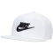 NIKE Pro Dri-FIT Futura Cap 100 - white/white/wolf grey/black M/L