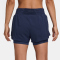 NIKE One Dri-FIT Mid-Rise 3" 2in1 Shorts Damen 410 - midnight navy/reflective silv L