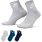 3er Pack NIKE Everyday Essential Ankle Socken 912 - multi-color 38-42