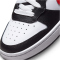 NIKE Court Borough Mid 2 Sneaker Kinder 161 - white/university red-white-black 36