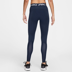 NIKE Pro Tights Damen 410 - midnight navy/white L