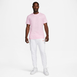 NIKE Sportswear Freizeit T-Shirt Herren 665 - pink foam /white M