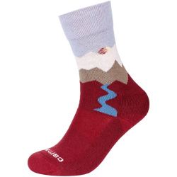 camano Merinowolle Trekkingsocken 3525 - savvy red 35-38