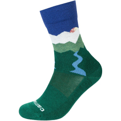 camano Merinowolle Trekkingsocken 7657 - botanical garden...