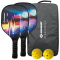 Schildkroet Pickleball-Set mit Tasche 000 - schwarz-bunt