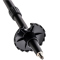WITEBLAZE Edelweiss verstellbarer Wanderstock 9008 - schwarz-weiß 105-135 cm