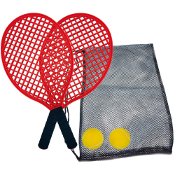 Schildkroet Soft Beachtennis-Set 099 - schwarz-rot