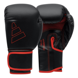 adidas Hybrid 80 Boxhandschuhe Kinder black/red 10 OZ