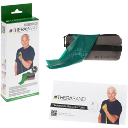 Theraband Fitnessband 2,5 m in Türanker-Tasche 203 -...