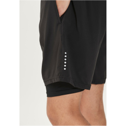 ENDURANCE Vanclause 2in1 Laufshorts Herren 1001 - black S