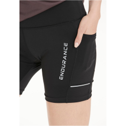 ENDURANCE Energy kurze Laufleggings Damen 1001 - black 34