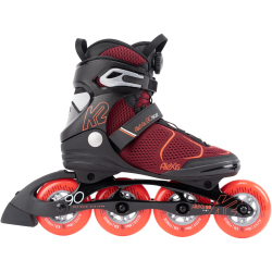 K2 Alexis 90 Boa Inlineskates Damen 4 - burandy-orange 36