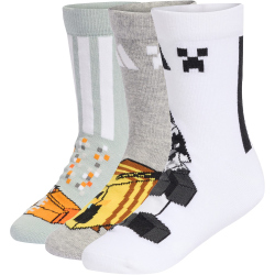 3er Pack adidas x Minecraft Socken Kinder