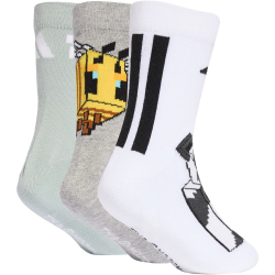 3er Pack adidas x Minecraft Socken Kinder