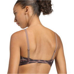 adidas Optime Essentials Workout Leopard Light Support Sport-BH Damen