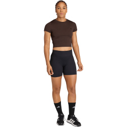 adidas Workout Essentials Knit Baby Tee Trainingsshirt Damen