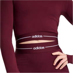 adidas Hyperglam Cropped Langarmshirt Damen