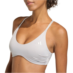 adidas Optime Essentials Workout Shine Light Support Sport-BH Damen