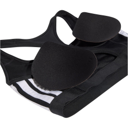 adidas Optime Essentials Workout 3-Streifen Mid Support Sport-BH Damen
