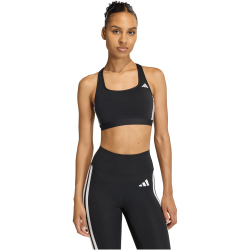 adidas Optime Essentials Workout 3-Streifen Mid Support Sport-BH Damen
