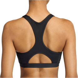 adidas Optime Essentials Workout 3-Streifen Mid Support Sport-BH Damen