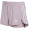 adidas Pacer Workout Woven 2in1 Trainingsshorts Damen KD9749 - preloved fig S