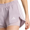 adidas Pacer Workout Woven 2in1 Trainingsshorts Damen KD9749 - preloved fig S