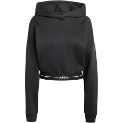 adidas Hyperglam Cropped Hoodie Damen KC7664 - black XS