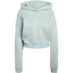 adidas Hyperglam Cropped Hoodie Damen KC7663 - wonder sage L